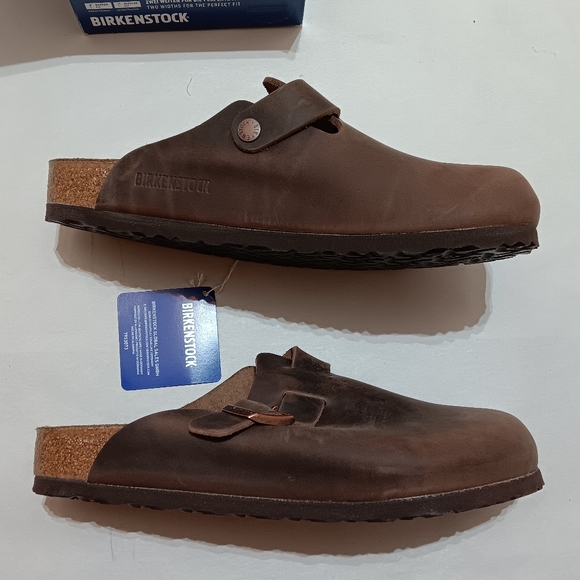 BIREKNSTOCK Boston Habana Oiled Leather Size 40 (US L9, M7) 0860131 Regular Fit - Picture 9 of 12